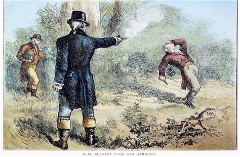 Inside the Apple: Postcard Thursday: Depicting the Hamilton-Burr Duel