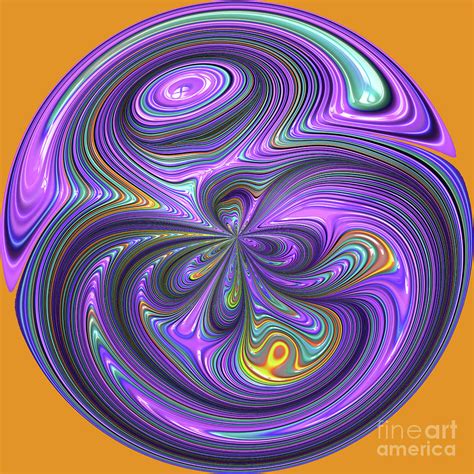 Marbled Dream Orb Digital Art by Elisabeth Lucas - Fine Art America