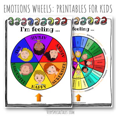 Emotions Wheel Printable: Fun Ways to Expand your Kids' Emotional ...