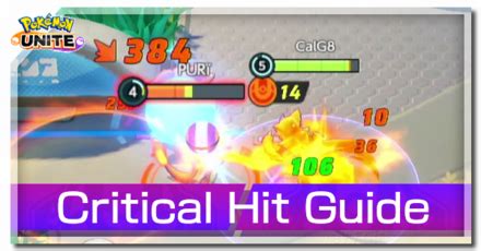 Critical Hit Guide: Critical Rate and Critical Damage | Pokemon UNITE｜Game8