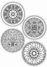 Medallion Coloring Pages For Adults sketch template