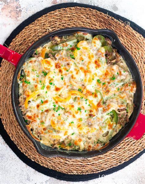 Philly Cheesesteak Casserole - Low Carb Spark