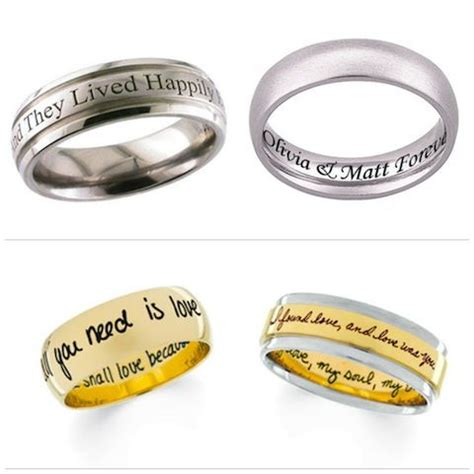 Wedding Band Engraving Quotes | Wedding and Bridal Inspiration ...