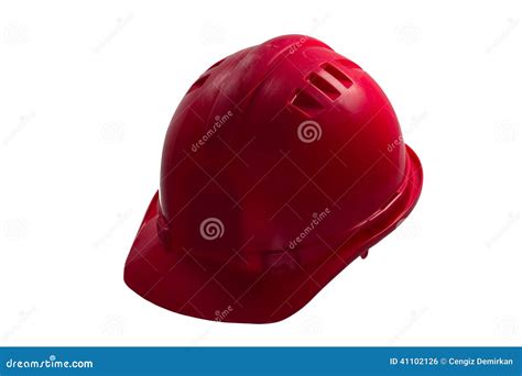 Red hard hat clipart