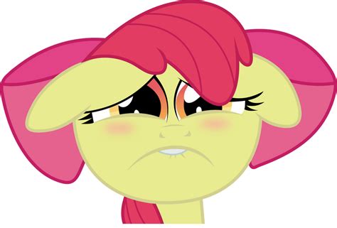 Sad Applebloom by X-Discord-X on DeviantArt