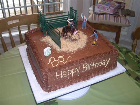 Bull Riding / Rodeo — Misc. Sports | Cowboy birthday cakes, Boy birthday cake, Western birthday ...