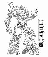 Megatron In Transformers Movie coloring Page  Download Print Or Color sketch template