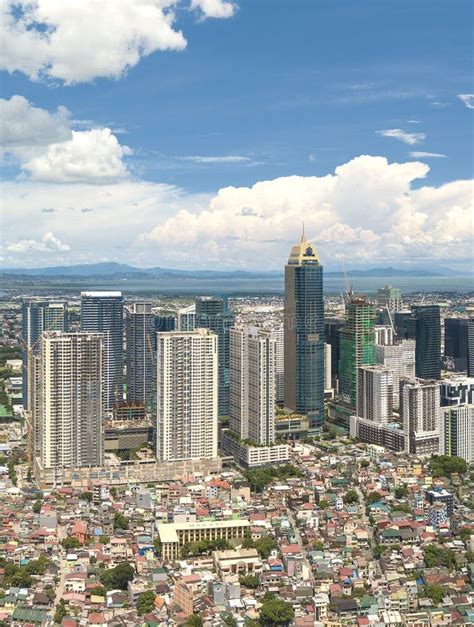 Bonifacio Global City, Metro Manila, Philippines - the Grand Hyatt Manila and the Surrounding ...