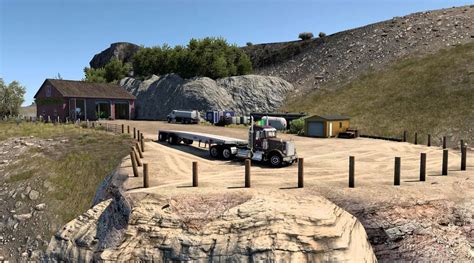 Lakeview Mountain Yard 1.49 Mod - ATS Mod | American Truck Simulator Mod