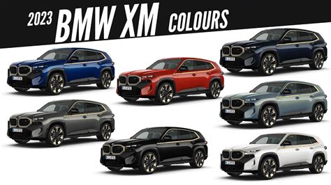 2023 BMW XM - All Color Options - Images | AUTOBICS - YouTube