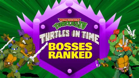 Shredder isnt the HARDEST? TMNT 4 Turtles in Time Bosses Ranked (SNES ...