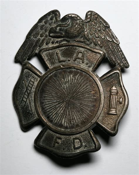 Los Angeles Fire Department Badge (119756) - Holabird Western Americana Collections