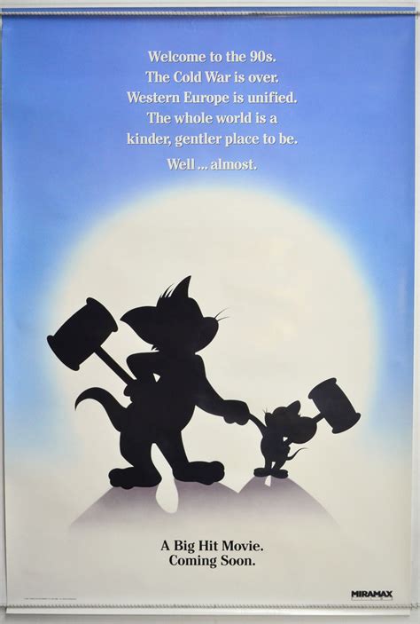 TOM AND JERRY : THE MOVIE (1992) Cinema 1-Sheet Movie Poster - Teaser / Advance