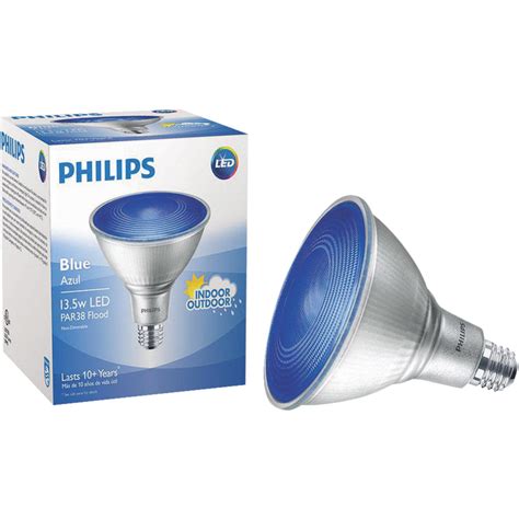 Philips PAR38 Colored LED Floodlight Light Bulb - Walmart.com