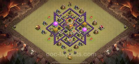 Best War Base TH7 with Link, Anti 3 Stars, Anti Everything 2024 - Town Hall Level 7 CWL Base ...