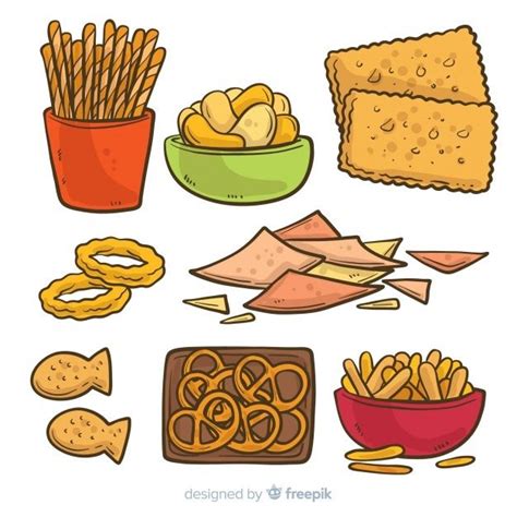 Download Classic Hand Drawn Snack Collection for free | How to draw hands, Doodle art designs ...