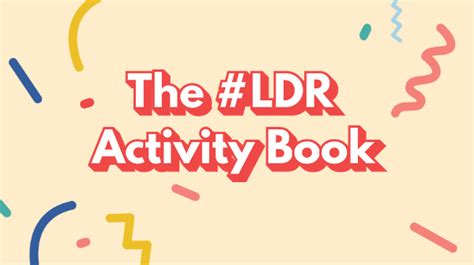 The #LDR Activity Book | Long Distance Relationship