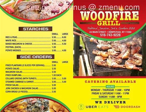 Online Menu of Wood Fire Grill Restaurant, Hempstead, New York, 11550 - Zmenu