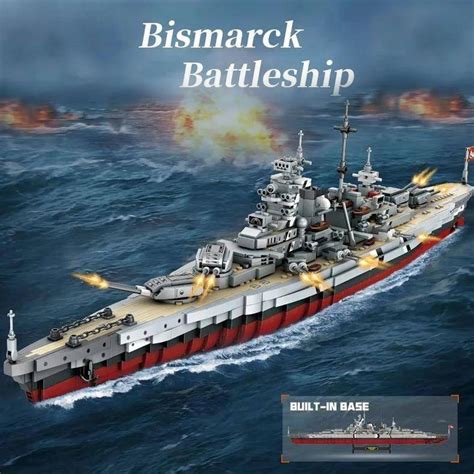 Forange FC4201 Bismarck Class Battleship | SUPER18K Block