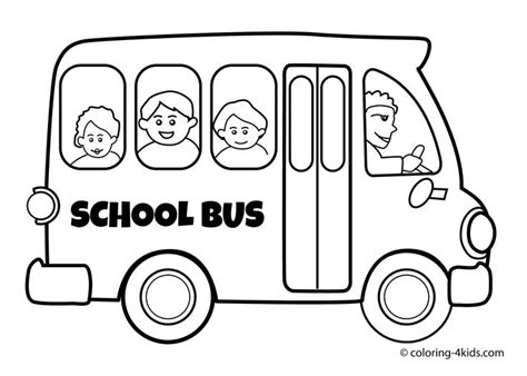 School bus Transportation coloring pages for kids, printable School Bus Drawing, School Bus Art ...