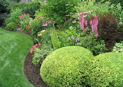 Garden, : Classy Decorating Ideas Of Landscaping Plants Front Yard Along With Flower Beds And Gl ...