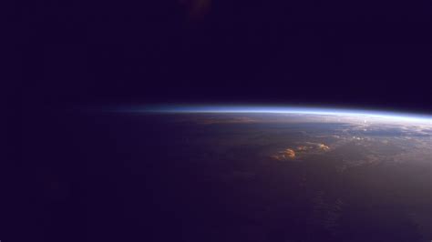 Earth Horizon from Outer Space wallpapers | Wallpaper earth, Space art, Earth at night