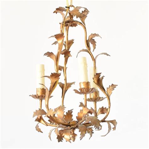 15 Collection of Gold Leaf Chandelier