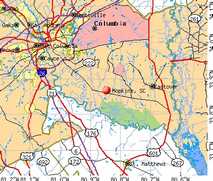 Hopkins, South Carolina (SC 29061) profile: population, maps, real estate, averages, homes ...