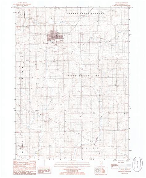 Lanark, IL (1985, 24000-Scale) Map by United States Geological Survey | Avenza Maps