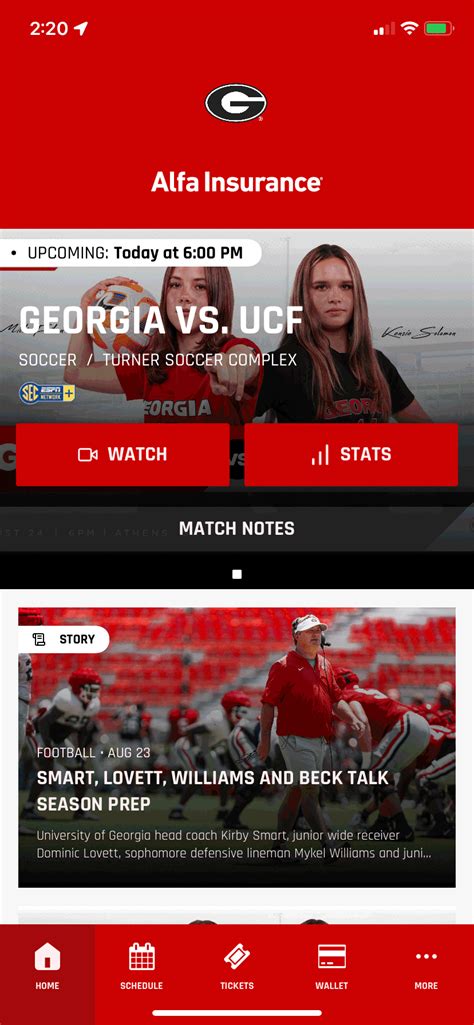 University of Georgia Athletics