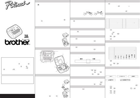 User manual Brother P-touch PT-1180 (English - 2 pages)