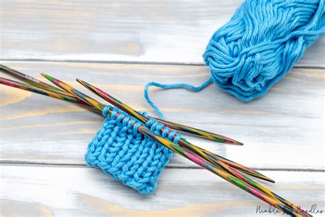 How to knit the double stockinette stitch for beginners [+Video]