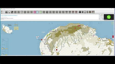 The Campaign for North Africa Boardgame (Online Session 1 Turn 27 Opt. Stage I) - YouTube