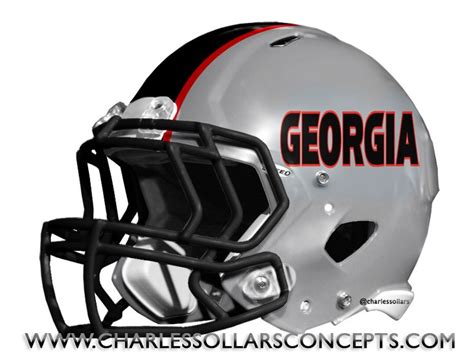 Georgia Bulldogs Helmet Concepts | Nfl football helmets, Football helmets, New nfl helmets