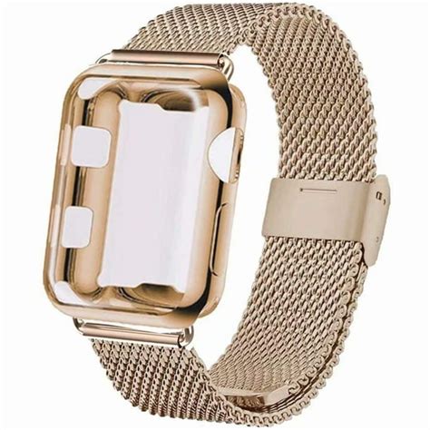 SPYCASE - SPYCASE Apple Watch Band 44mm Screen Protector Case,Wristband ...