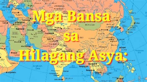 Mga Bansa Sa Hilagang Asya - YouTube