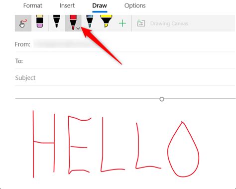 How to Use Drawing Tools in Windows 10 Mail