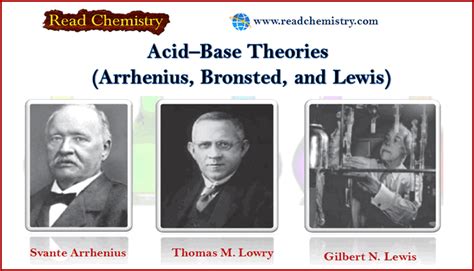 Acid-Base Theories: Arrhenius, Lewis, and Bronsted-Lowry Theory | Read Chemistry