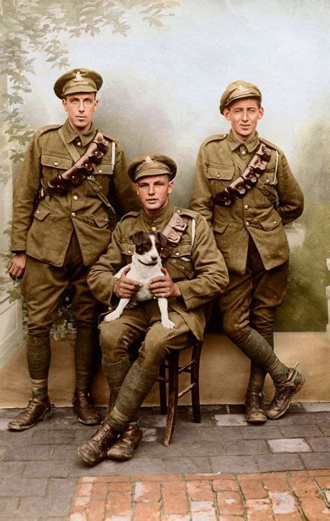 WWI Royal Field Artillery group. -Doug (@colour_history) | Twitter British Army Uniform, British ...