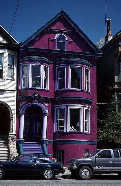 Purple House | House paint exterior, Exterior house colors, Victorian homes