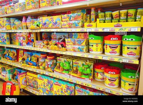 Play Dough packages at a Toys R Us store in Toronto, Canada Stock Photo - Alamy