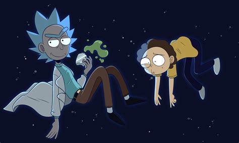 Rick And Morty Space Wallpaper