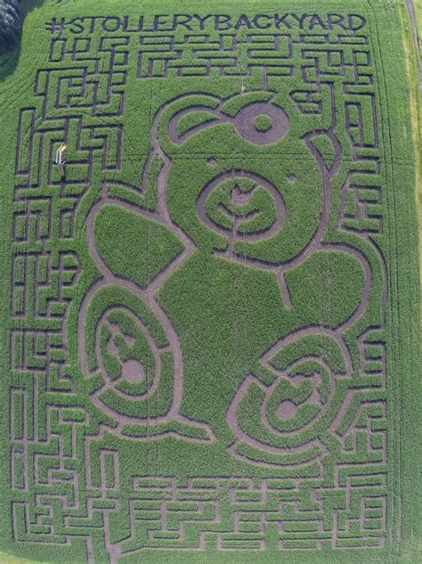 aerial-view-of-corn-maze - Edmonton RV Park