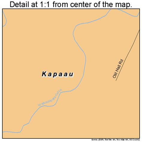 Kapaau Hawaii Street Map 1529000