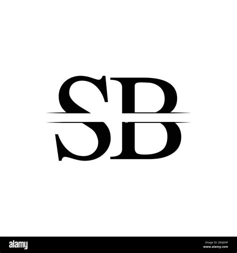 Initial Letter SB Logo Design Vector Template. SB Letter Logo Design ...