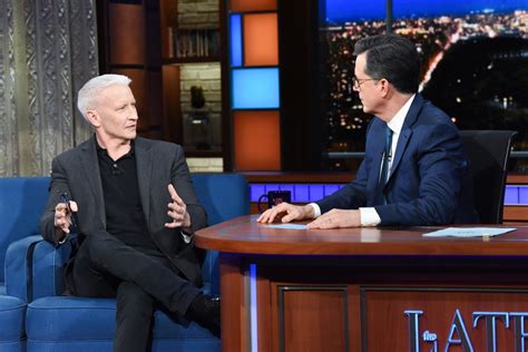 Stephen Colbert, Anderson Cooper Share Moment About Grief | TIME