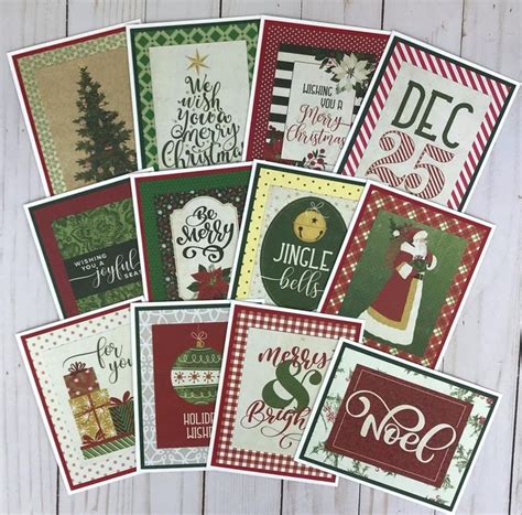 Rustic Christmas Cards Pack Bulk Christmas Cards Value Pack - Etsy in ...