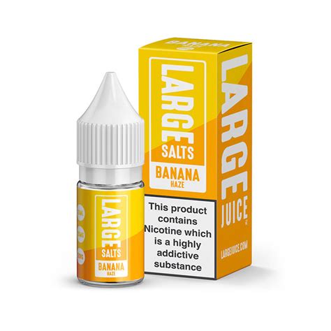 Banana Haze Nic Salt E-liquid by Large Juice 10ml | 3 For £10 – Aquavape