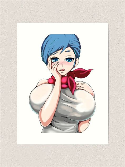 Lámina artística «Ara Ara Bulma fan Art - Anime: Dragon Ball Z» de ...