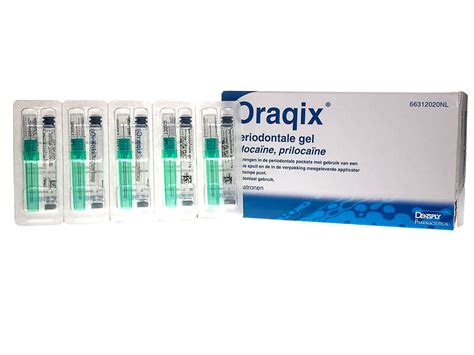 Oraqix, Periodontale Gel 25mg/g 1.7ml (20 St). | eFarma Apotheek En Drogist